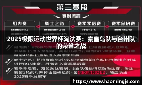 2025极限运动世界杯淘汰赛：秦皇岛队与台州队的荣誉之战